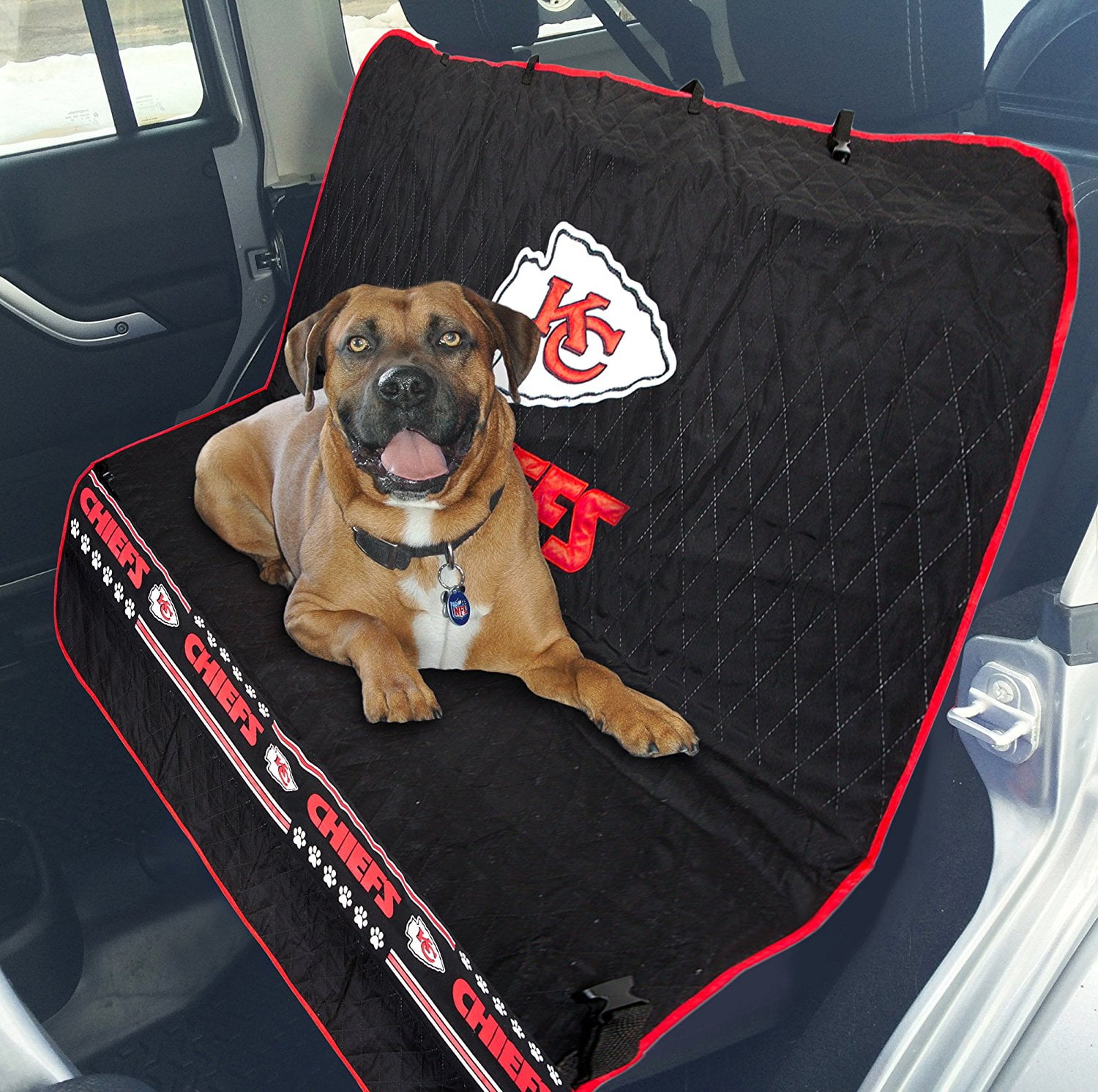 Pets First - Pets First NFL Kansas City Chiefs Premium Car Seat