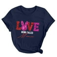thumbnail image 2 of Pntutb T-Shirts à Manches Courtes pour Femmes Femmes T-Shirt Imprimé de Pâques Mode Confortable Blouses pour Femme Hauts Rabais, 2 of 3