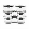 thumbnail image 4 of Rubbermaid Brilliance Food Storage Containers, Set of 11 (22 Pieces Total), Clear, 4 of 10