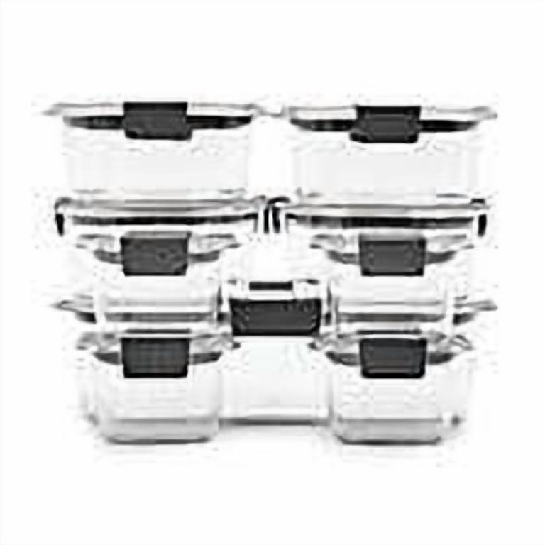 Rubbermaid Brilliance Leakproof Plastic Food Storage Container Set