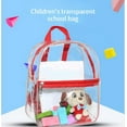 thumbnail image 2 of RXIRUCGD Small Clear Backpack Stadium Approved for Concert, Beach, Work, Travel & Sporting Black, 2 of 4