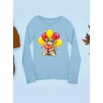 thumbnail image 3 of Boy! Balloon Bear Long Sleeve Toddler -Image by Shutterstock,  5 Toddler, 3 of 4
