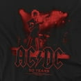 thumbnail image 2 of ACDC Live 50 Women's T Shirt, Black, 2X-Large, 2 of 6