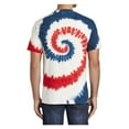 thumbnail image 2 of Yellow Rooster Men's Short Sleeve Tie-Dye Male Cotton T-Shirts USA Rainbow 2XL, 2 of 6
