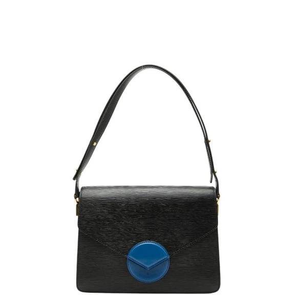 Pre-Owned Louis Vuitton Epi Hoche Handbag Shoulder Bag M52445 Black Blue Leather... (Good)