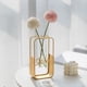 thumbnail image 5 of Florero de Metal con Soporte, Florero de Vidrio Transparente, Escritorio, Plantas Hidropónicas para el Hogar, Decoración del Hogar, Decoración de Oficina C, 5 of 5