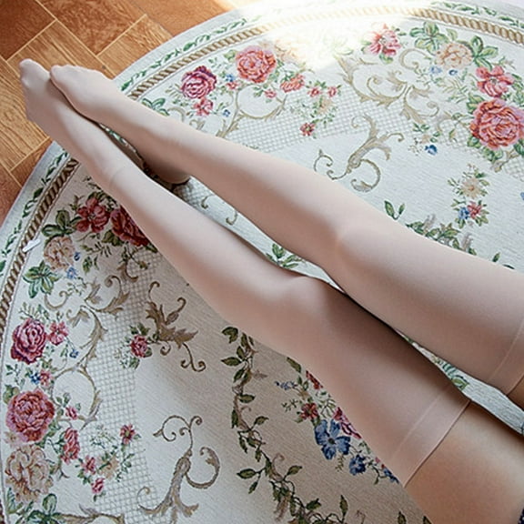 Tittly Thigh High Stockings Socks for Women Women Fashion Over Knee High Stretch Nylon Socks Slouch Socks Cute Socks Beige 1*1*1