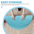 thumbnail image 3 of Mobutofu 1Pcs Round Mat for Working Out with Non Slip and Shock Absorption 23.6X23.6X0.2In, 3 of 5