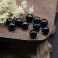 thumbnail image 5 of MATROOY 100pcs 6mm Natural Black Agate Stone Round Ball Shape No Hole Beads Wholesale, 5 of 6