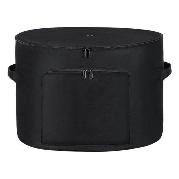 Bolsa organizadora para manguera de jardín, cubo con asa de transporte, bolsa organizadora de alambre, almacenamiento de herramientas de jardinería