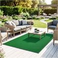 thumbnail image 5 of Koeckritz Rugs Waffle Indoor/Outdoor Green Area Rug, 6' x 9', 5 of 7