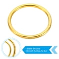 thumbnail image 3 of Unique Bargains Dream Catcher Rings Metal Macrame Wreath Floral Round Ring Gold-1.4 Inch, 3 of 6