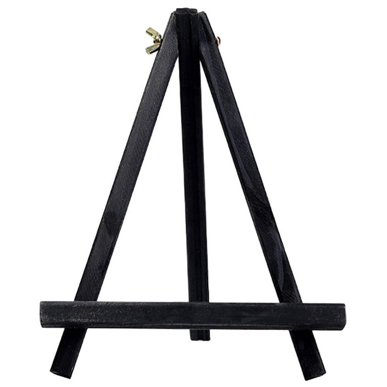 5 Mini Black Wood Display Easel (12 Pack), A-Frame Artist Painting Party  Tripod Easel - Tabletop Holder Stand for Kids Crafts Small Canvases Cards