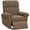 Dark Brown, variant on HOMCOM Power Recliner Chair, Upholstered Recliner Chair w/ USB Ports
