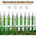 thumbnail image 4 of Decorative Garden Fence, 25-Pack No Dig Animal Barrier Border Fencing, 4 of 7