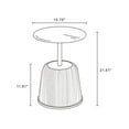 thumbnail image 3 of Manhattan Comfort Anderson End Table with Steel Frame 1.0 in Green, 3 of 9