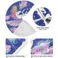 thumbnail image 2 of FMSHPON Unicorn Xmas Christmas Tree Skirt Stand Mat for Holiday Party Decoration Indoor Outdoor 48 inches, 2 of 6