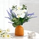 thumbnail image 4 of Tulipanes Artificiales de Imitación y Combinación de Herraduras para Decoración Del Hogar, Boda, Ramo Verde, Arreglo Floral Artificial para El Hogar., 4 of 6