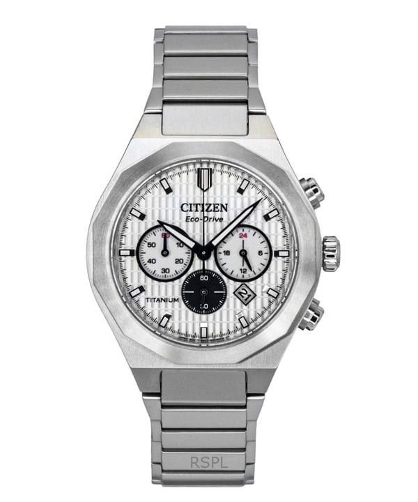 Citizen Zenshin Senkei Chronograph Green Dial Men's Watch CA4691