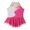 Pink, variant on iEFiEL Girls Sequins Figure Skating Leotard Gymnastic Ballet Dance Performance Dress