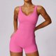 thumbnail image 1 of Mono de Yoga sin costuras para mujer, conjunto de Yoga acanalado, ropa de gimnasio, chándal de entrenamiento de realce, mono deportivo de baile, ropa deportiva, 1 of 5
