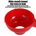 thumbnail image 6 of NOVELAR Wide Mouth Funnel, 6.55 in Corrosion-Resistant Plastic, Stable Grip for Home, Camping, or Travel, 6 of 7