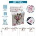 thumbnail image 6 of Easter Bunny Table Runner 36 Inches, Cute Rabbits Spring Daisy Flowers Butterfly Bed Runner Dresser Scarves Tabletop for Indoor Outdoor Parties/Ceremony/Banquet, 13"x 36", 6 of 8