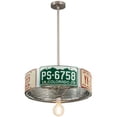 thumbnail image 2 of Meyda Tiffany 201074 22" Wide Abstract Pendant - Steel / Custom, 2 of 3