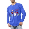 thumbnail image 1 of Blusas y camisas de manga larga con cuello redondo para hombre, ropa deportiva para el hogar, pijamas, camisetas de color liso, blusa deportiva para hombre, poliéster, 1 of 3