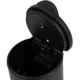 thumbnail image 5 of Cenicero portavasos de plástico con tapa y luz LED - Accesorio interior para coche - Furgoneta camper - Luz LED - Porta cigarrillos - Negro, 5 of 5