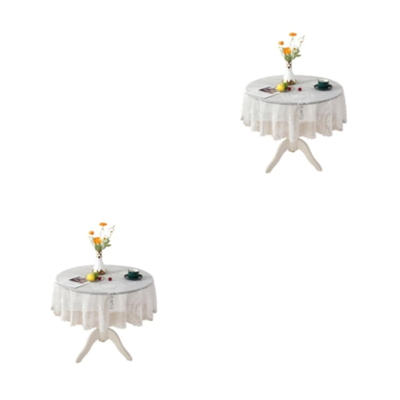 Mantel Advancent fácil de Lavar y Duradero En variedad de patrones y tamaños 180cm flor europea 2Conjunto