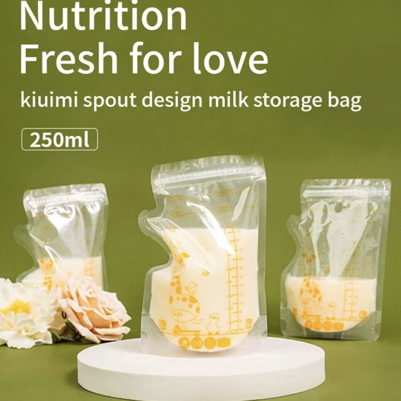 Worldofkikka Breastmilk Storage Bag 30 pcs 8oz