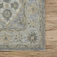 thumbnail image 2 of Ox Bay Epoch 9' x 12' Blue/Gray Floral Lattice Hand-Tufted Wool Blend Indoor Area Rug, 2 of 8