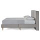 thumbnail image 5 of Base de Cama Matrimonial Makora Luma Gris Claro Tapizada en Tela Tipo Lino (No Incluye Colchón), 5 of 9