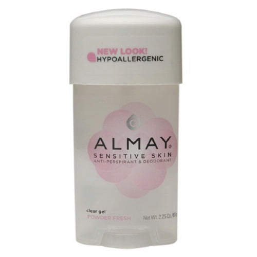 Almay AntiPerspirant And Deodorant, Clear Gel, Powder Fresh 2.25 Oz