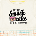 thumbnail image 4 of Inktastic Let Me Smash Cake Its My Birthday Girls Baby Dress, 4 of 5