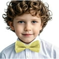 thumbnail image 4 of Children's Plaid Bow Tie Clip-On for School Uniforms - Adjustable Unisex Fabric Accessory, 4 of 6