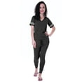 thumbnail image 3 of Moomaya Womens Plain Nightwear Set w/ Pyjama Cotton Sleepwear 2 Pcs Nightdresses, 3 of 8