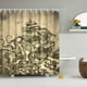 thumbnail image 2 of Tejido De Estilo Para Baño, Cortina De , Forro, Resistente Al Agua, 180 X 180 Cm Barco pirata Macarena Cortina de baño, 2 of 4