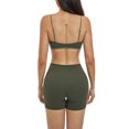 thumbnail image 4 of Two Piece Casual Workout Sets for Women Athletic 2 Piece Summer Outfits Lounge Matching Sets Clothing,Fitness(Green,L), 4 of 8