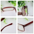 thumbnail image 3 of Kitem Classic Men Women Plastic Frame Reading Glasses 1.00 to 4.00 Elder Adult Glasses, 3 of 5