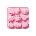 thumbnail image 1 of 9 moldes de silicona con forma de hojas de calabaza y frutas para pasteles de chocolate con temática otoñal., 1 of 1
