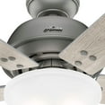 thumbnail image 3 of Hunter Charlotte 52 Led Charlotte 52" 5 Blade Led Indoor Ceiling Fan - Black, 3 of 10