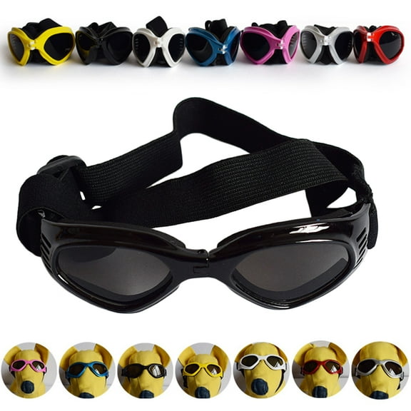 KONTONTY 1Pack Pet Goggles with UV and Debris Protection for Dogs and Cats