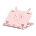 thumbnail image 1 of funtasica Support pour Ordinateur Portable de Bureau Ajustable Compatible avec Ordinateurs Portables 10-15,6 Pouces Rose, 1 of 9