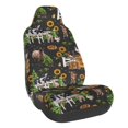 thumbnail image 1 of Wukai Farm Animals 2 Full Set Car Seat Covers with Soft Padding Universal Auto Front Seats Protector and Cushion Mat, 1 of 5