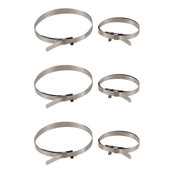 Vehicle Car Constant Velocity CV Joint Boot Clamp Clip Fastener 6 Pcs