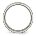 thumbnail image 2 of Auriga Fine Jewelry Titanium Grooved 6mm Band for Men Size- 12.5, 2 of 6