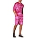 thumbnail image 4 of CONJUNTO DE CAMISETA Y PANTALONES CORTOS DE MANGA CORTA PARA HOMBRES INSPIRE CHIC VERANO L ROJO ROSA, 4 of 6