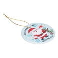 thumbnail image 4 of Colgante para árbol de Navidad, colgante para árbol de Navidad, suministros navideños redondos, colgante de cerámica para árbol de Navidad optimizado para la excelencia, 4 of 8
